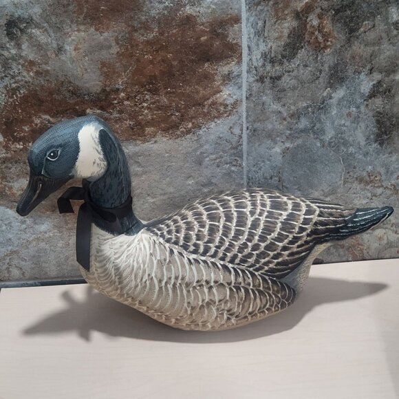 Vintage Canada Goose Plush Decorative Soft Sculpture - Picture 12 of 12